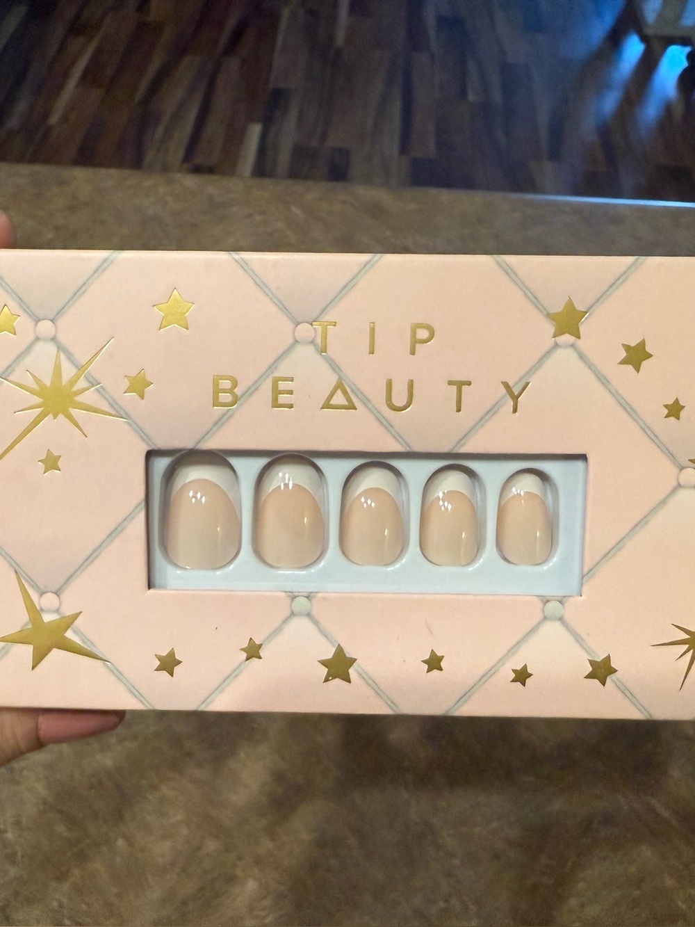 Tip Beauty Nude Press-On Nails - Soft Beige Almond
